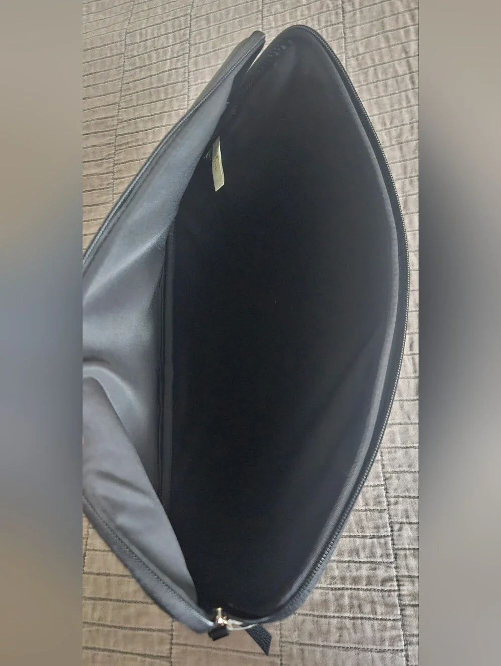 Kate spade Black Embossed Leather Laptop Sleeve 15